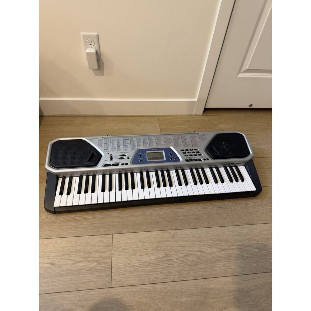 Casio 61 key Keyboard model CTK-481 great condition. No power adapter
